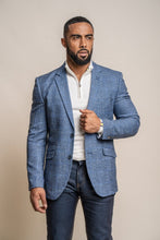 Load image into Gallery viewer, Phantom Blue Check Jacket