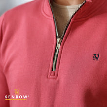 Load image into Gallery viewer, Reece Half Zip Coral
