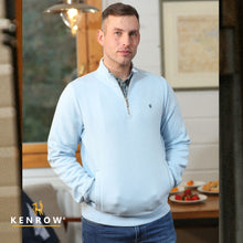 Load image into Gallery viewer, Reece Half Zip Sky Blue