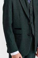 Load image into Gallery viewer, Boy's Regent Green 3 Piece Suit