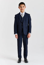 Load image into Gallery viewer, Boy's Regent Navy 3 Piece Suit