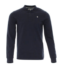 Load image into Gallery viewer, Brodie LS Polo Navy