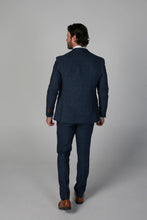 Load image into Gallery viewer, Scott Navy 3 Piece Suit