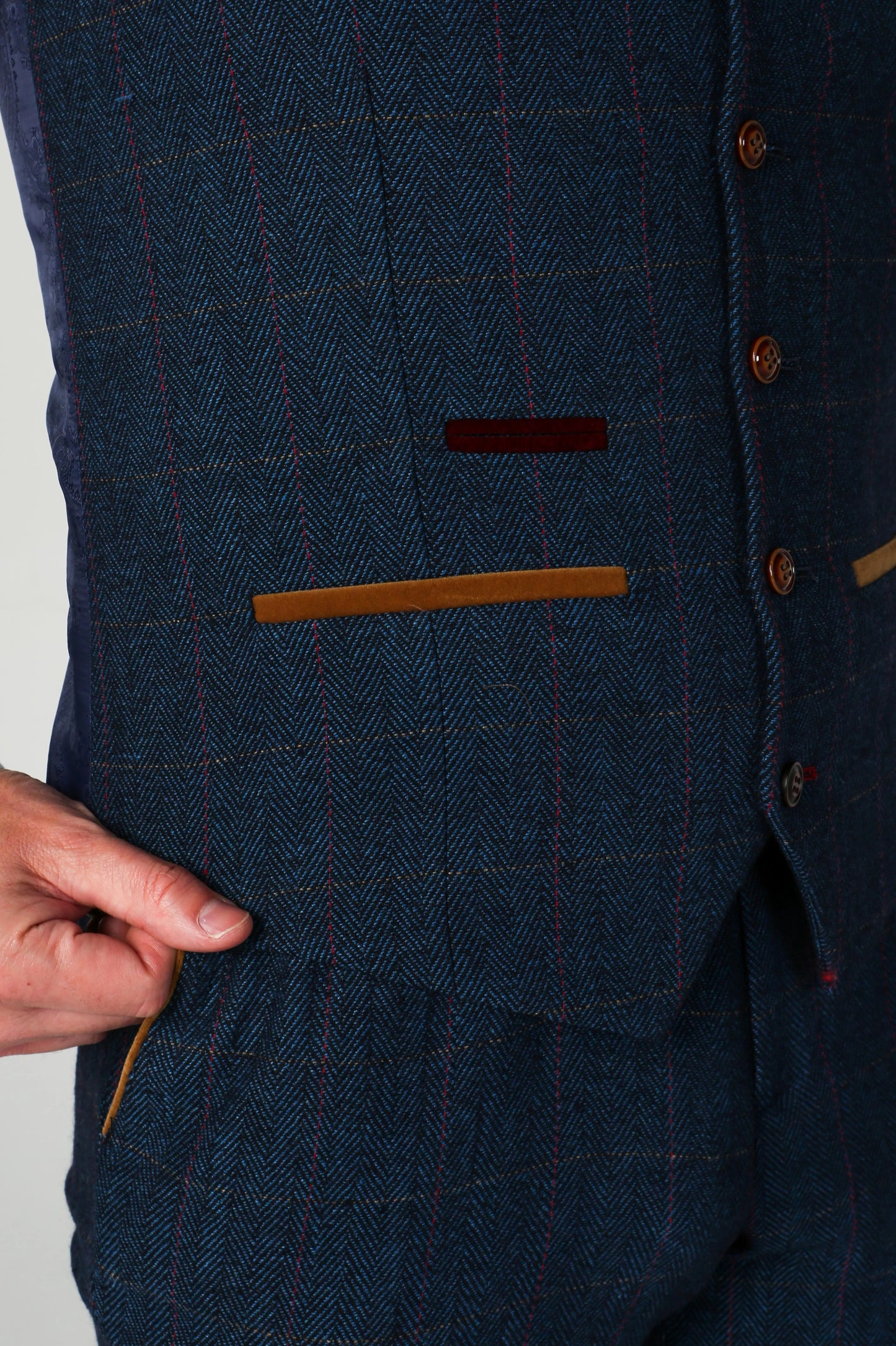 Scott Navy 3 Piece Suit