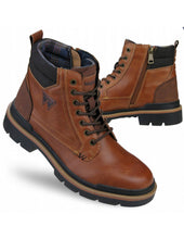 Load image into Gallery viewer, Wrangler Nevada Turquoise Shell Brown Boot