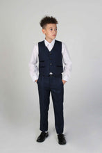 Load image into Gallery viewer, Boy's Arther Navy 3 Piece Suit