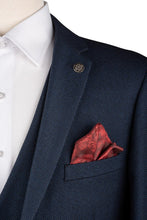 Load image into Gallery viewer, Arther Navy 3 Piece Suit - MJ's Menswear Derry