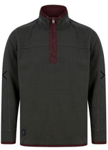 Load image into Gallery viewer, Tokyo Cotton Pique Half Zip Black