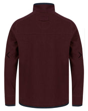 Load image into Gallery viewer, Tokyo Cotton Pique Half Zip Oxblood