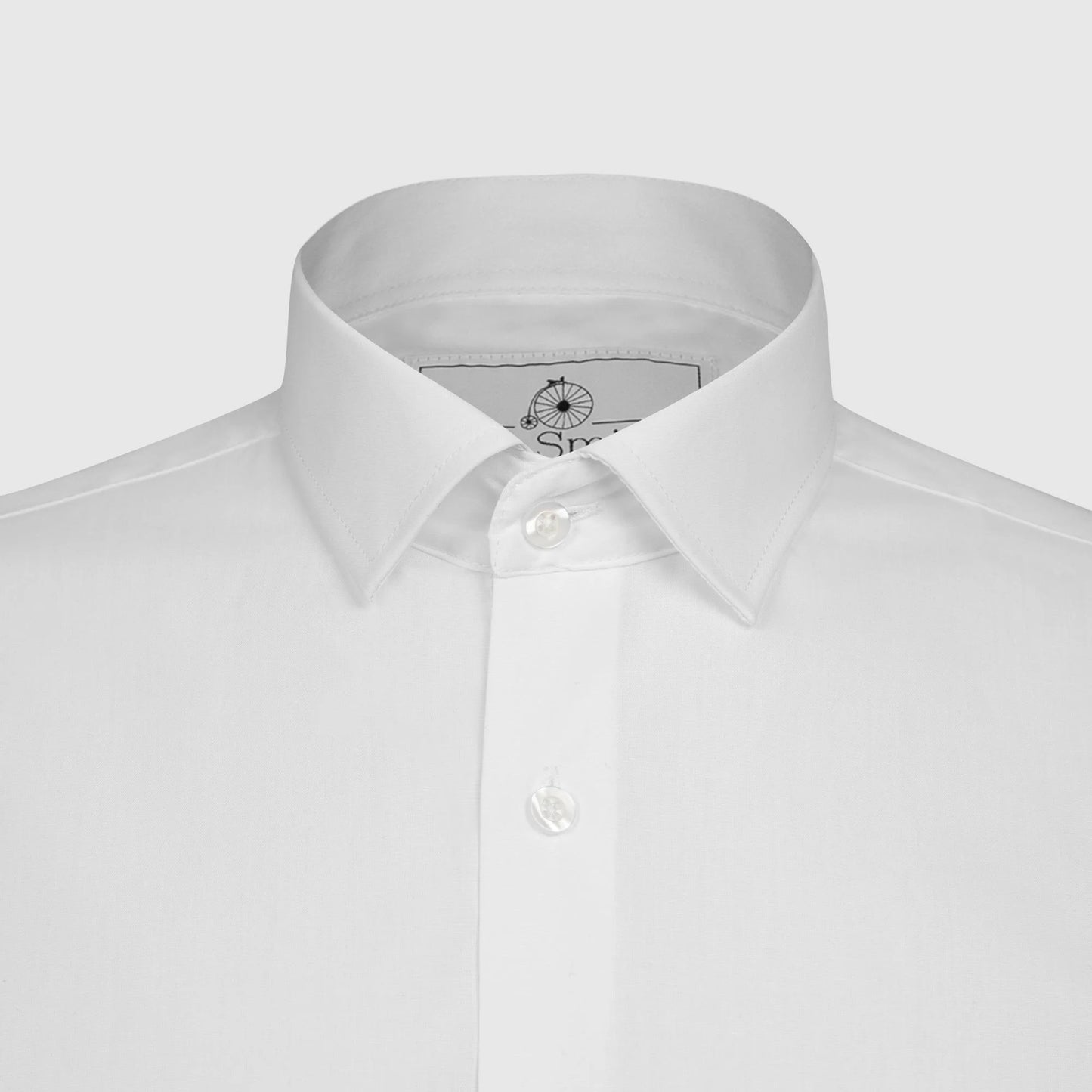 Long Sleeve Modern Fit White Shirt - MJ's Menswear Derry