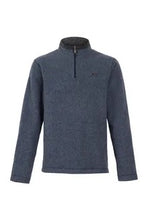 Load image into Gallery viewer, Newark eco quarter zip grid fleece navy