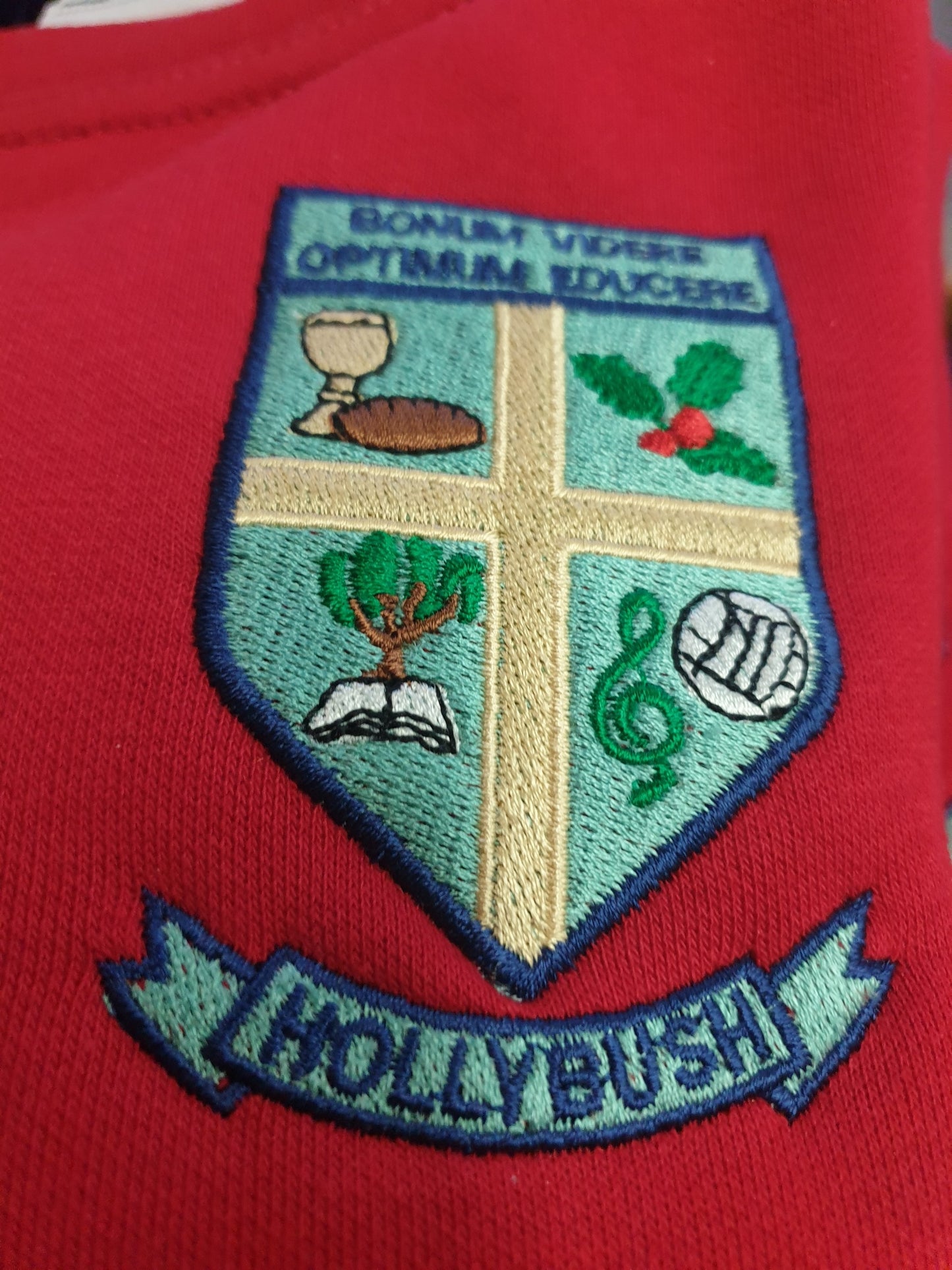 3 x Hollybush nursery red sweatshirt (SAVE 19%)