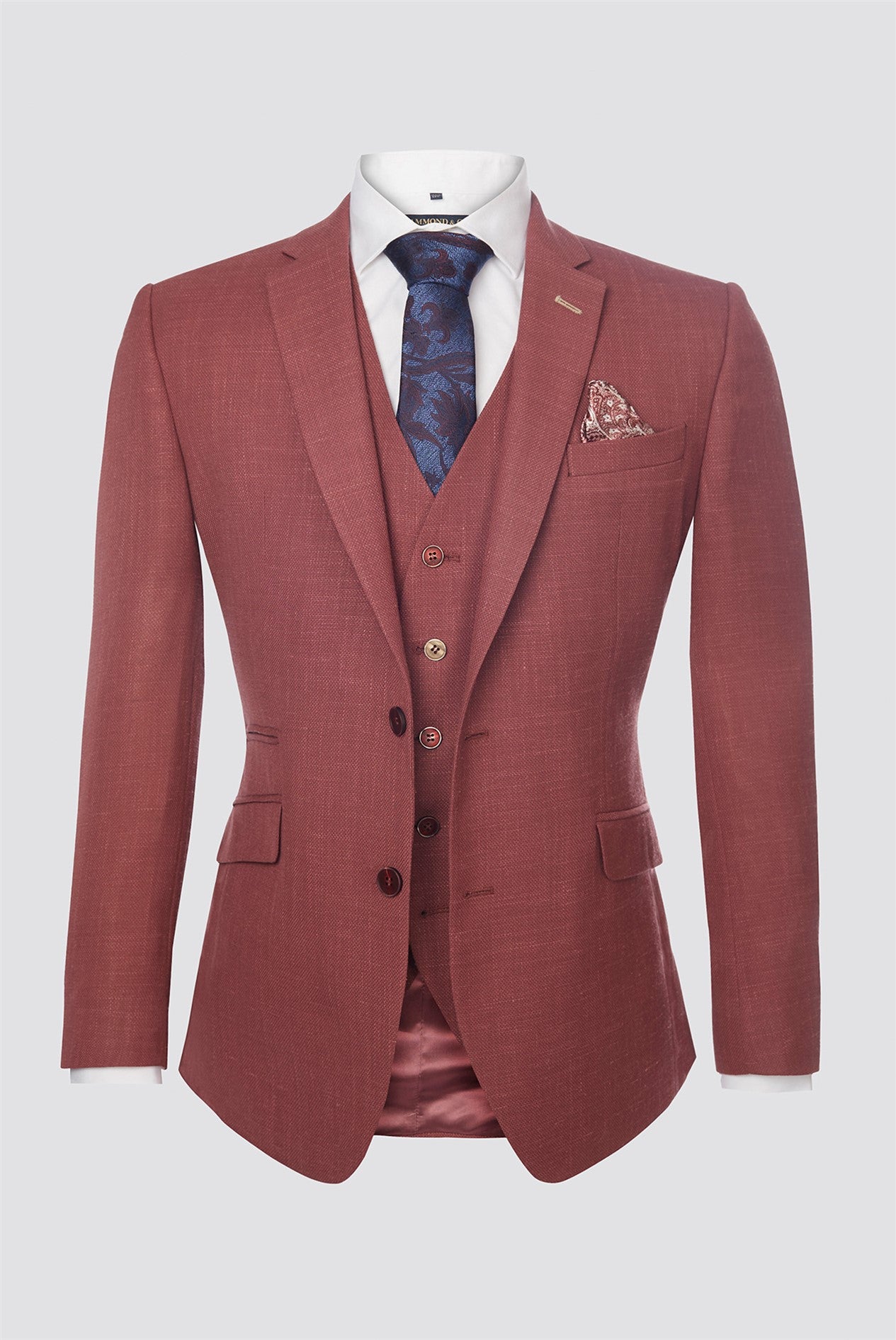 Scott Berry Wool Blend Waistcoat