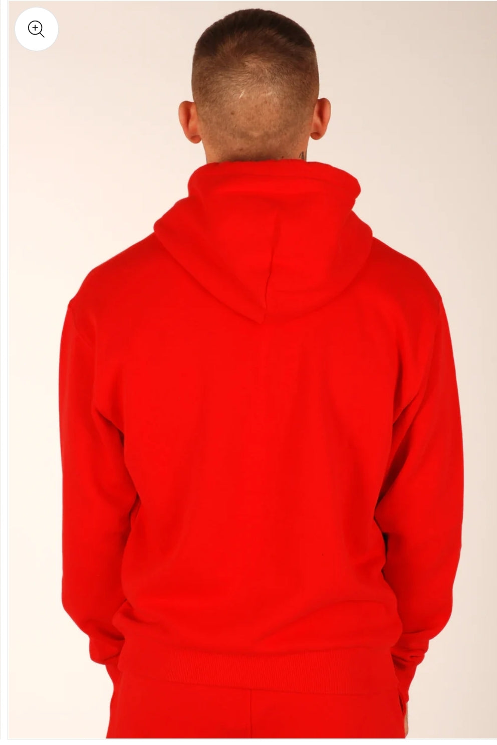 KRONK Detroit Applique Hoodie Regular Fit Red
