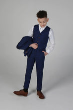 Load image into Gallery viewer, Alex Navy Boys 3 Piece Suit