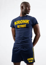 Load image into Gallery viewer, KRONK Detroit T Shirt Navy - MJ's Menswear Derry