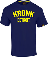 Load image into Gallery viewer, KRONK Detroit T Shirt Navy - MJ's Menswear Derry
