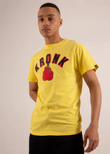 Load image into Gallery viewer, KRONK Gloves T Shirt Yellow - MJ's Menswear Derry