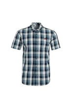 Load image into Gallery viewer, Judd Short Sleeve 100% Cotton Check Dusty Blue