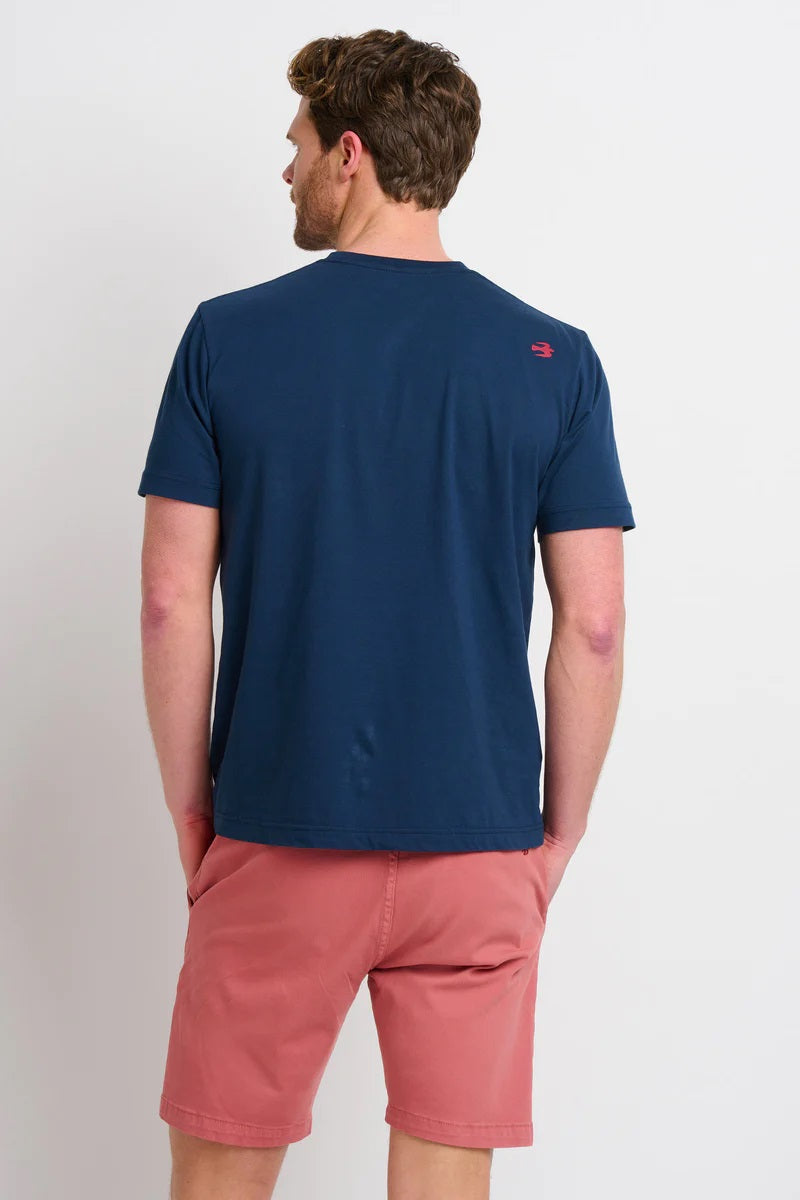 Navy Sunset Paddle Tee