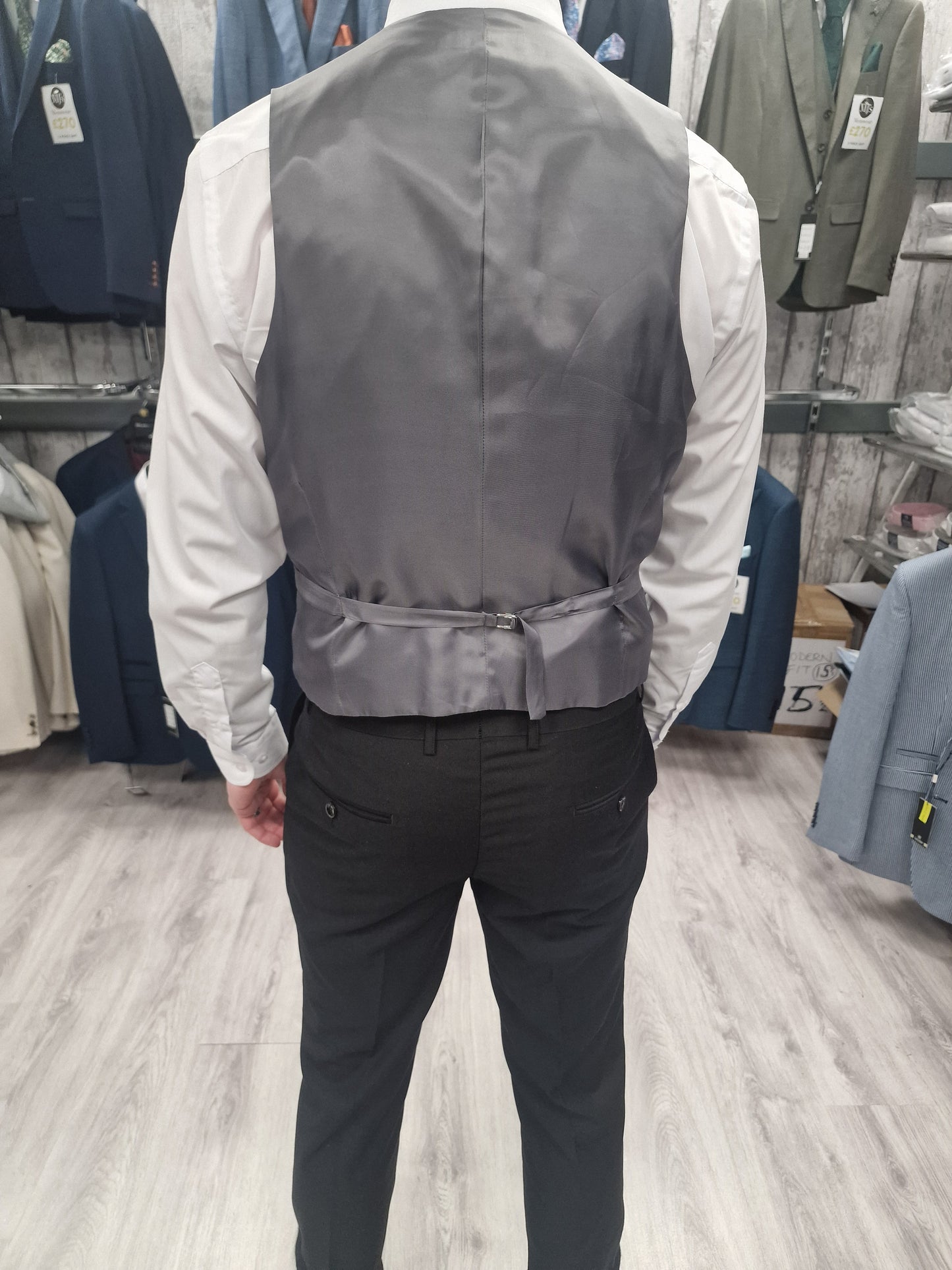 Sean Suit with black trousers