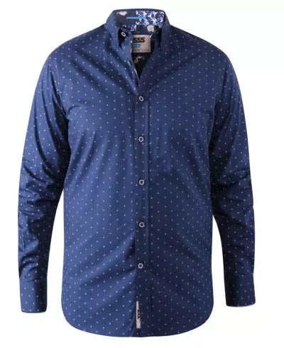 CHILTON Micro With Concealed Button Down Collar Shirt