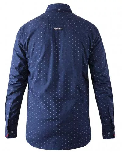 CHILTON Micro With Concealed Button Down Collar Shirt