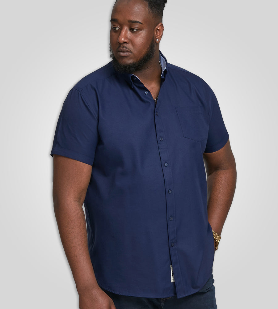 James SS Oxford Navy Shirt