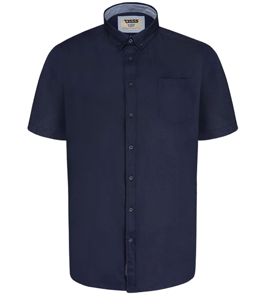 James SS Oxford Navy Shirt