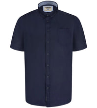 Load image into Gallery viewer, James SS Oxford Navy Shirt
