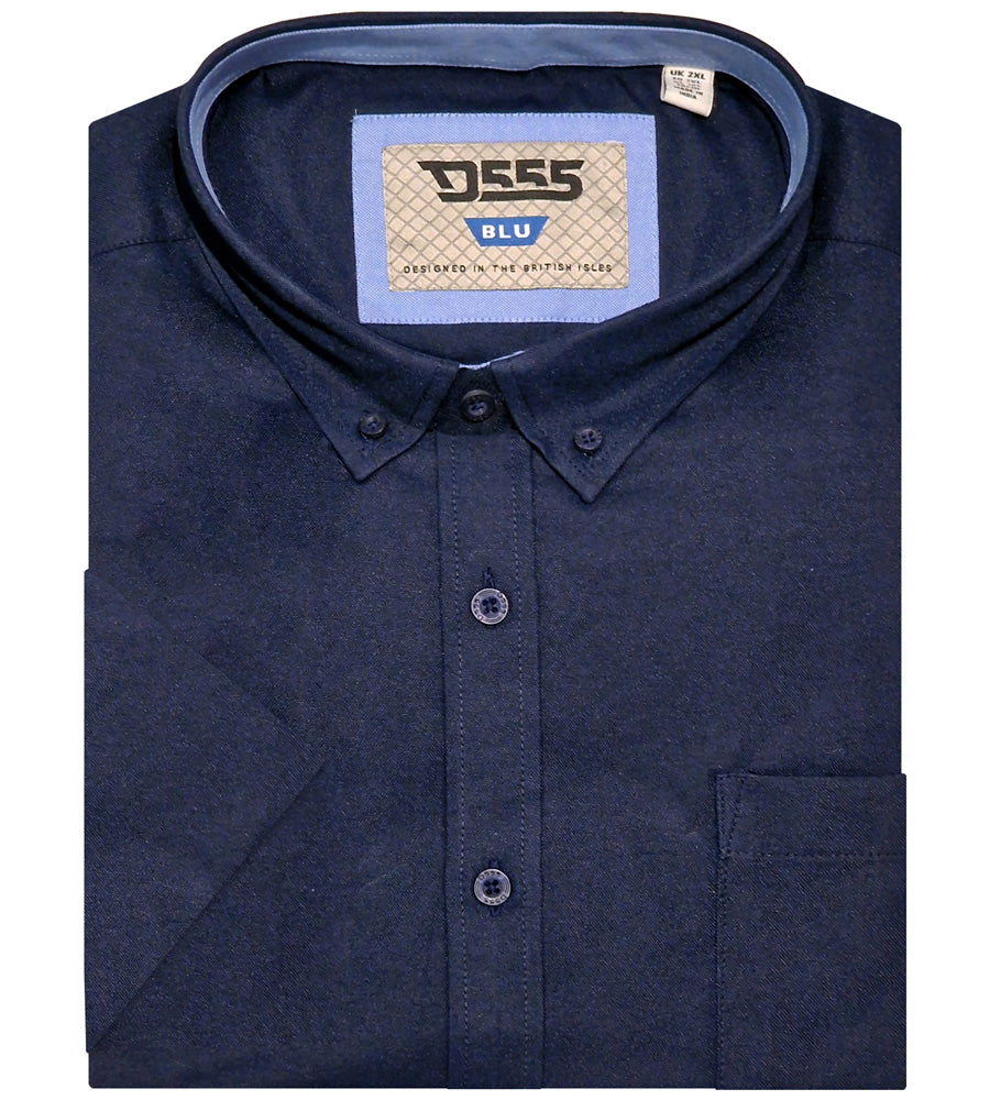 James SS Oxford Navy Shirt