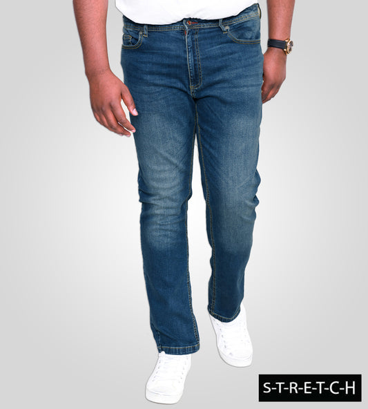 Ambrose Tapered Leg Stonewash Jeans