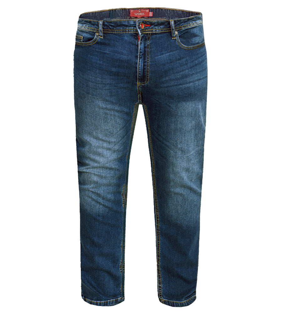 Ambrose Tapered Leg Stonewash Jeans