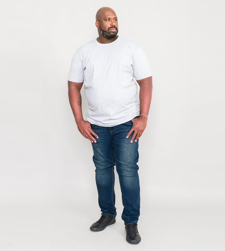 Ambrose Tapered Leg Stonewash Jeans