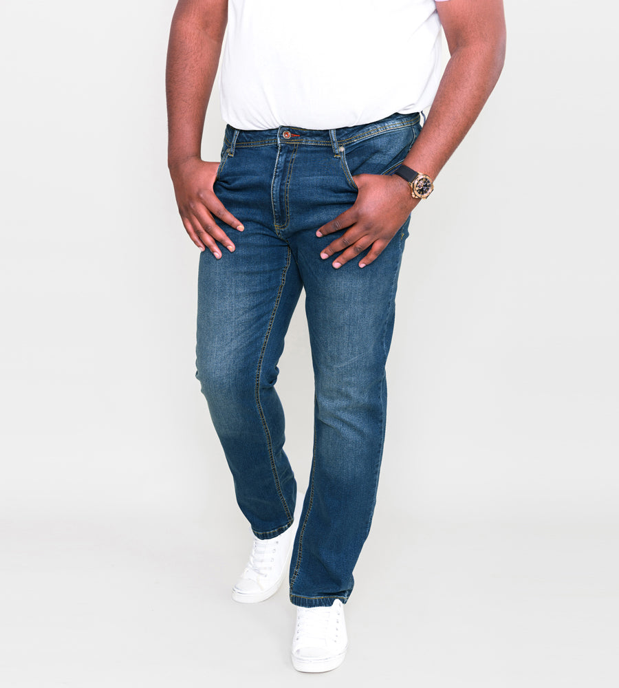 Ambrose Tapered Leg Stonewash Jeans