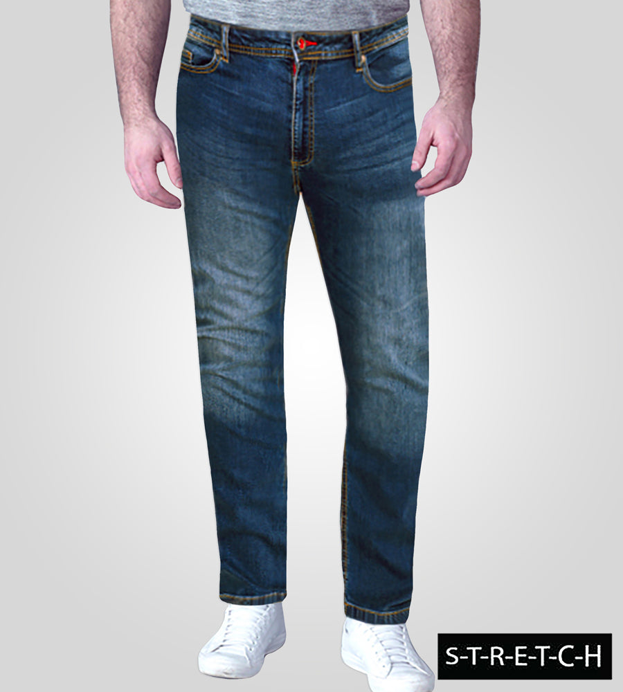Ambrose Tapered Leg Stonewash Jeans