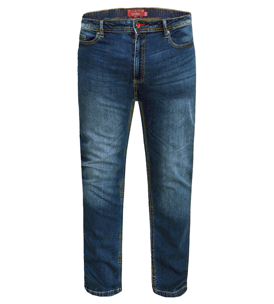 Ambrose Tapered Leg Stonewash Jeans