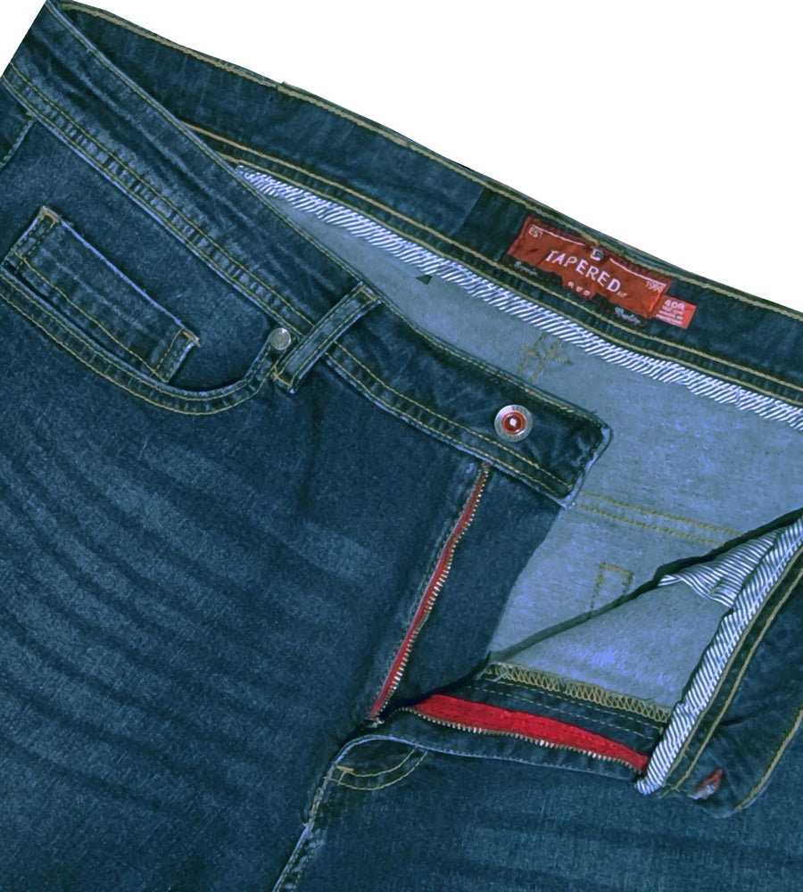 Ambrose Tapered Leg Stonewash Jeans