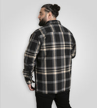 Load image into Gallery viewer, Falkirk Overshirt Black &amp; Grey
