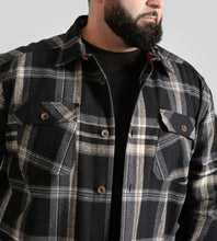Load image into Gallery viewer, Falkirk Overshirt Black &amp; Grey

