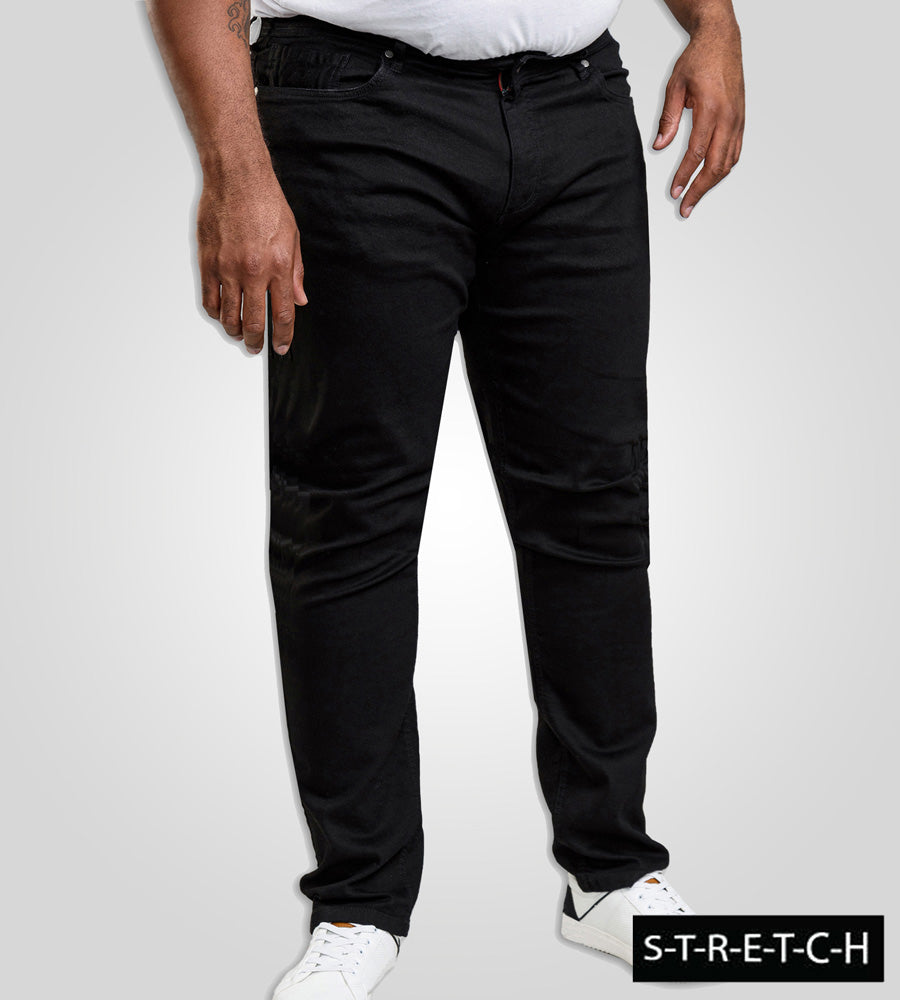 Claude Tapered Leg Black Jeans