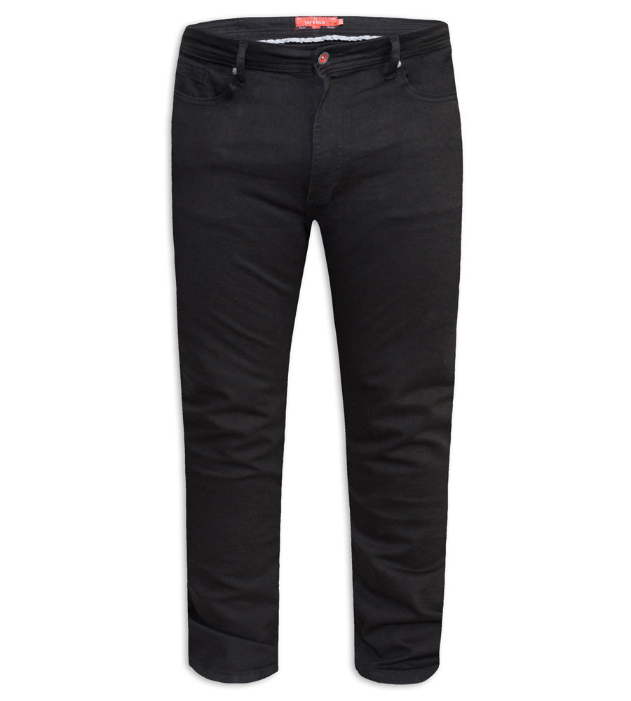 Claude Tapered Leg Black Jeans