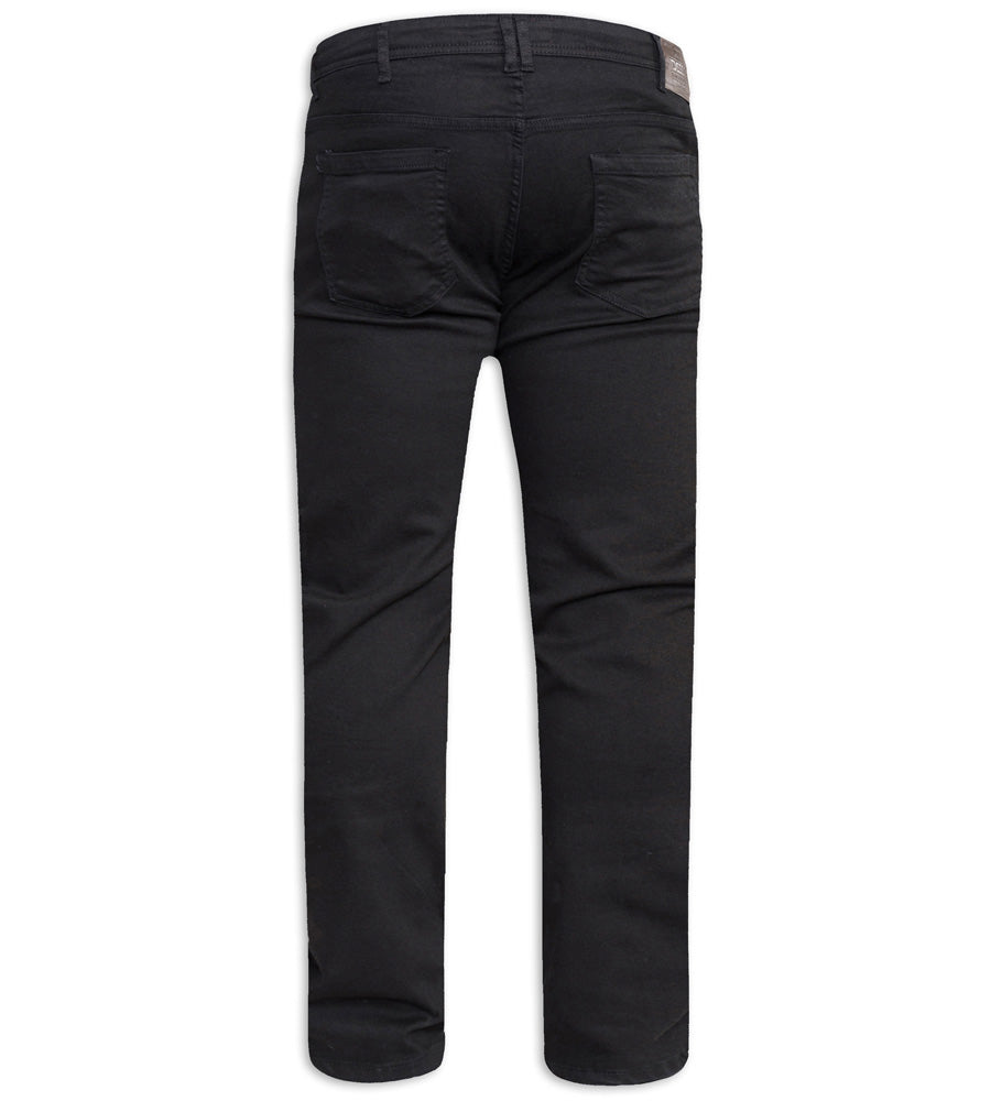 Claude Tapered Leg Black Jeans