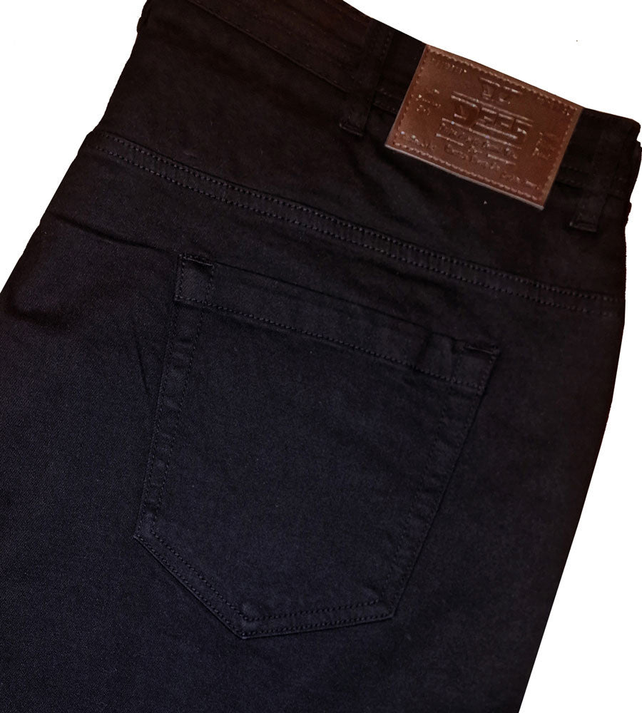 Claude Tapered Leg Black Jeans