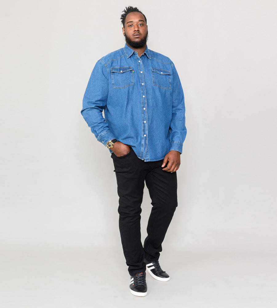 Claude Tapered Leg Black Jeans