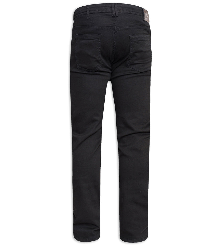 Claude Tapered Leg Black Jeans