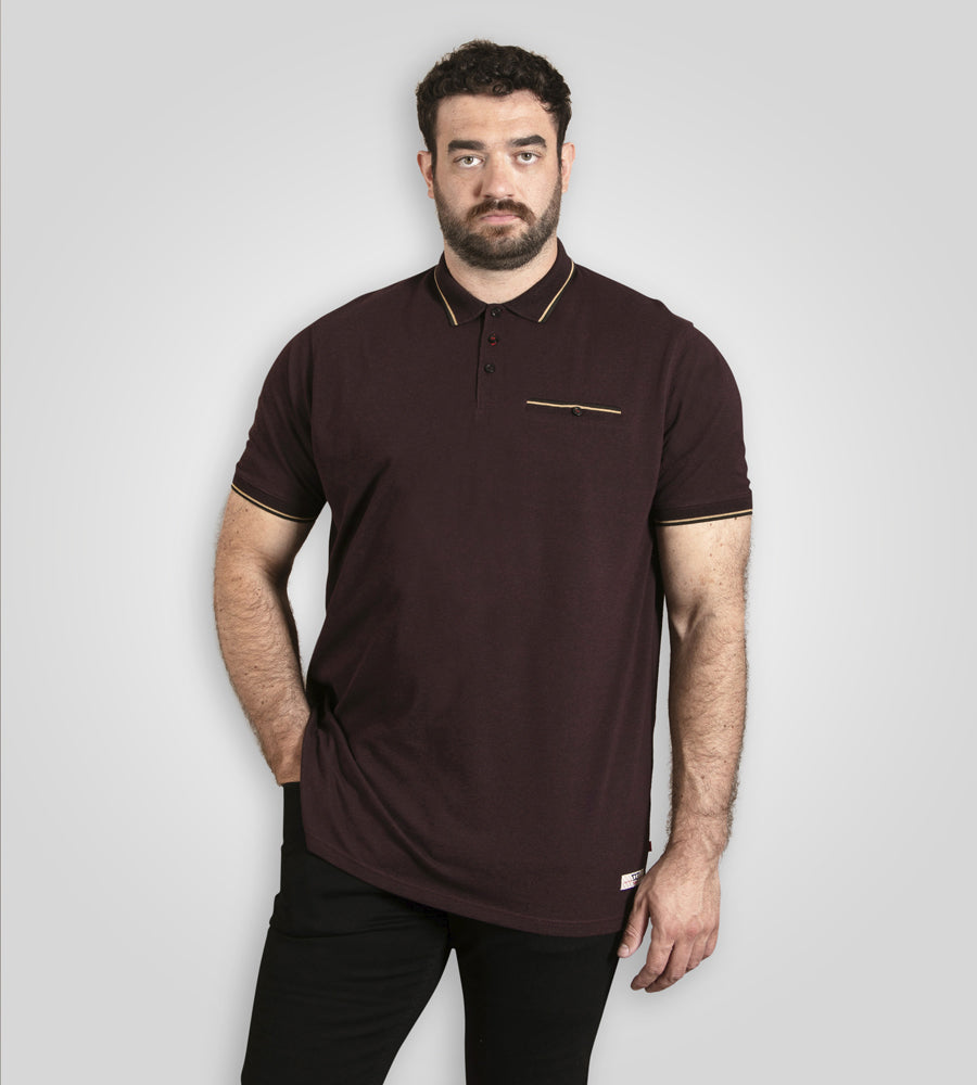 Reddich Burgandy Polo