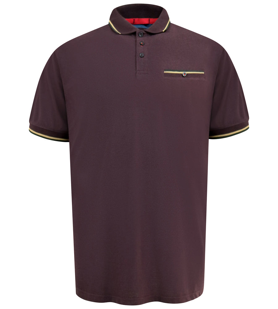 Reddich Burgandy Polo