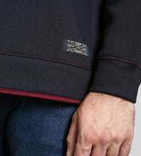 Load image into Gallery viewer, Leicester 1 Navy Half Zip Sweatshirt

