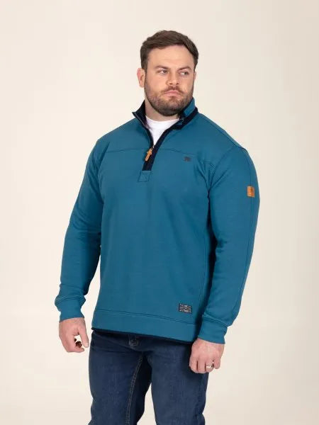 CONWAY Teal Half Zip Fleece